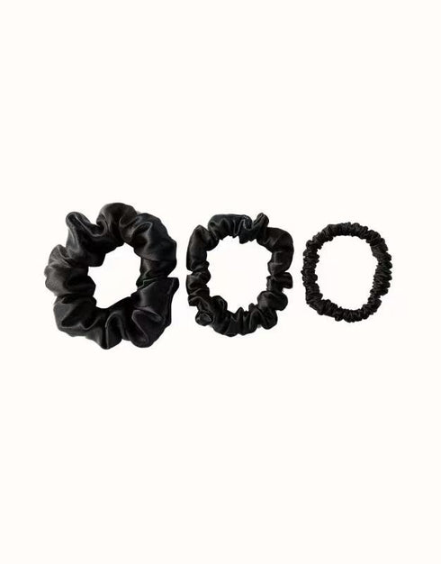 19 Momme Silk Hair Scrunchies Set
